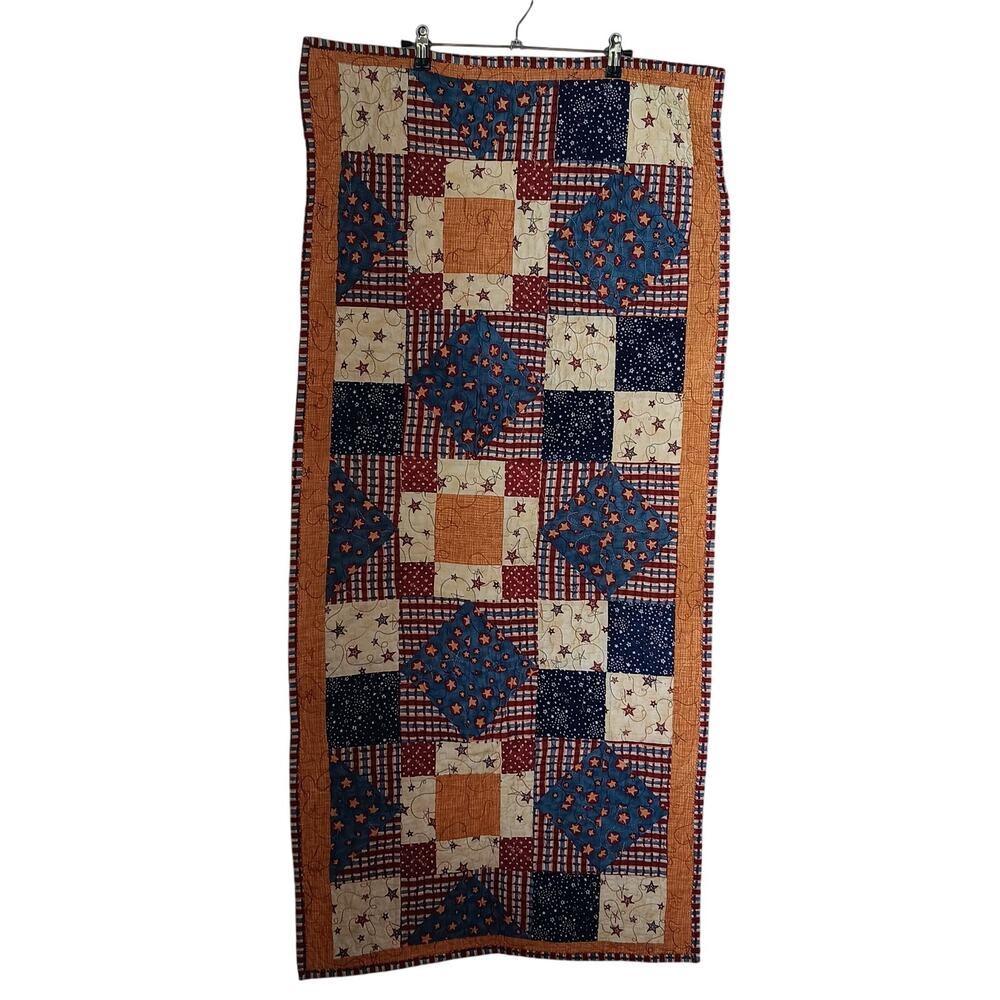 Table Runner Quilted Handmade 4th of July, Patriotic, Americana
